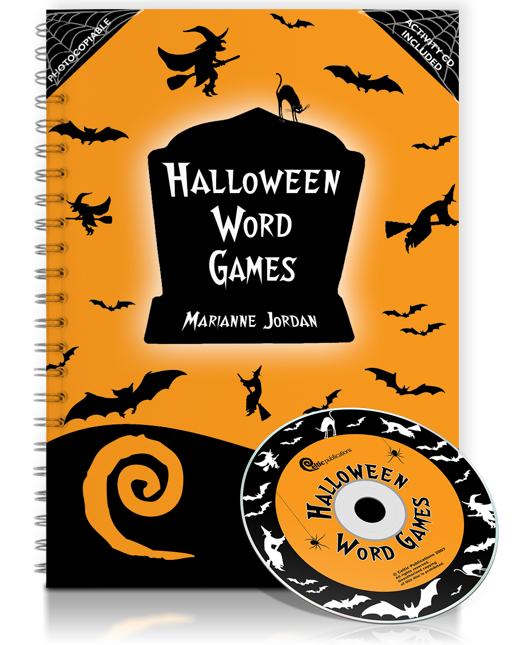 Cover of Halloween Word Games - Teachers eBook & Audio Downloadable