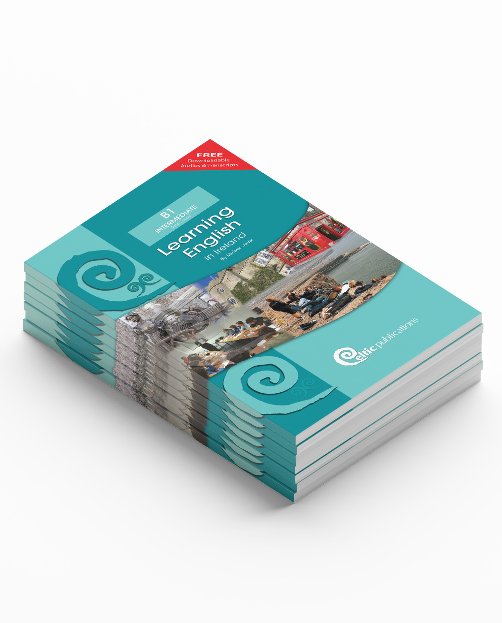 Cover of Learning English in Ireland - CLASS SET (x1 Teacher's x15 Students' Books -50%)